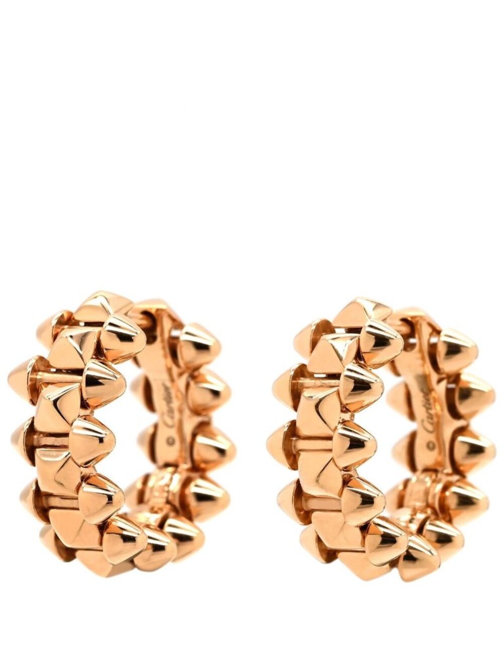Cartier Earrings Clash de Cartier Hoop Mini Model Pink Gold
